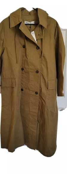 ZARA LIMITED EDITION TRENCH COAT SIZE S - Picture 5 of 11